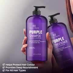 Champú Morado Botanic Hearth: textura cremosa que cuida tonos fríos.