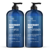 Botanic Hearth Shampoo Romero Menta: fortalece el cabello y aporta brillo saludable.