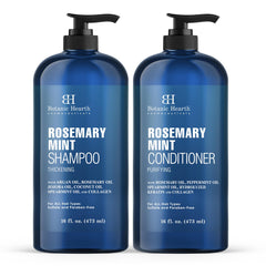 Botanic Hearth Shampoo Romero Menta: fortalece el cabello y aporta brillo saludable.