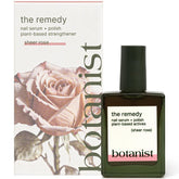 Botanist Nails El Remedio, botella rosada, fortalecimiento y reparación de uñas.