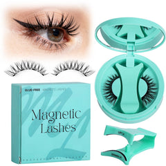 Botare pestañas magnéticas conjunto con aplicador para una apariencia natural y cómoda.
