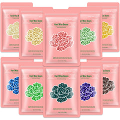 Bouvetan perlas de cera dura en variedad de colores para depilación suave y eficaz.