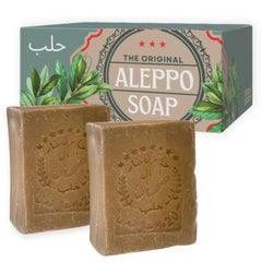 BOX 4 BODY Jabón Aleppo: barra artesanal para rostro y cuerpo.