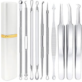 Boxoyx kit extracción de espinillas, conjunto completo para remover puntos negros con control.