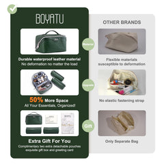 BOYATU bolsa maquillaje capacidad 230ml ideal para viajar