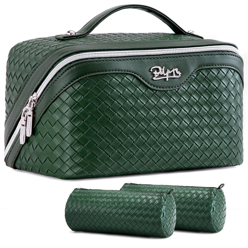 BOYATU bolsa maquillaje viaje con diseño acolchado resistente al agua