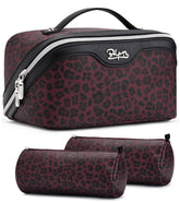 BOYATU bolsa maquillarje leopardo diseño, ideal para viaje y estilo