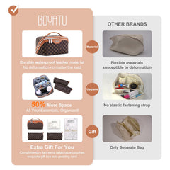 BOYATU organizador con 5 compartimentos, ideal para casa o viaje.
