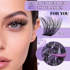 B&Qaugen Wispy Lash Clusters: diversas longitudes para combinar estilos diarios.