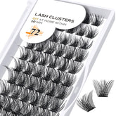 B&Qaugen conjuto de pestañas B02 D Curl 12-18MIX para look natural