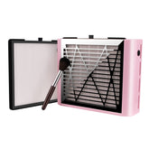 BRANTMAKER colector de polvo para uñas con aspiración de 60W, color rosa, succión potente.