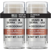 Desodorante Bravo Sierra para hombres en empaque 2-unidades con protección duradera.