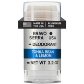 Desodorante Bravo Sierra sin aluminio Tonka Limón para protección duradera.