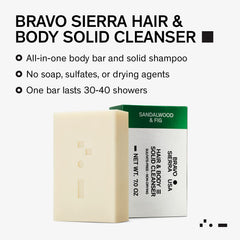 Textura de espuma rica de Bravo Sierra para una limpieza cómoda.