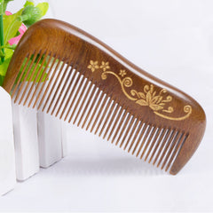 Breezelike peine con flor dorada, empaque premium ideal regalo.