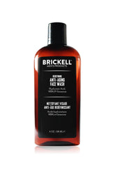 Brickell limpiador antiarrugas espumoso de 4 oz para limpieza facial profunda.