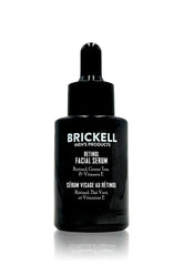 Brickell Hombres Suero Retinol, rostro con líneas finas suavizadas y revitalizado