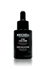 Brickell Hombres Suero Retinol, rostro con líneas finas suavizadas y revitalizado