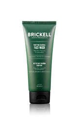 Brickell Limpiador facial con carbón activado, botella vertiendo, limpieza profunda para poros