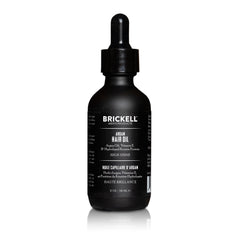 Brickell Aceite de Argán para cabello, botella mostrada; hidratación suave para brillo natural.
