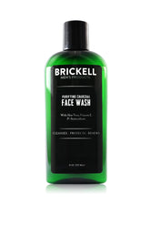Bouteille Brickell Purifiant Charbon Gel Visage, nettoyage en profondeur sans dessèchement.