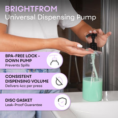 Bomba BRIGHTFROM con tubo de inmersión ajustable para ajuste personalizado