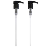 BRIGHTFROM bomba universal 1L negra para champú y acondicionador, uso diario