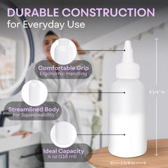 Botellas BRIGHTFROM para uso multi-propósito, aptas para tintes y aceites.