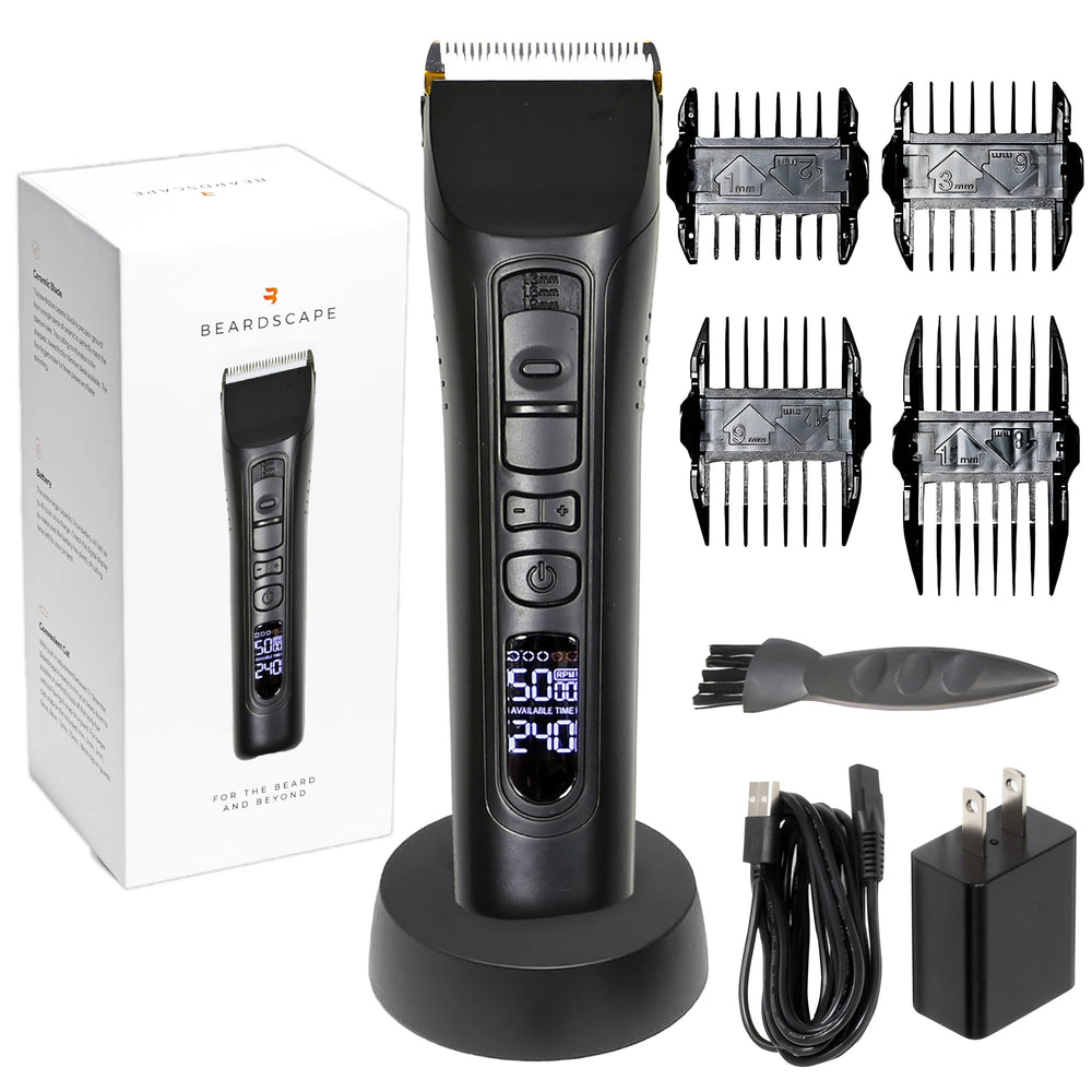 Brio Beardscape V1 cuchilla cerámica baja fricción para un corte suave