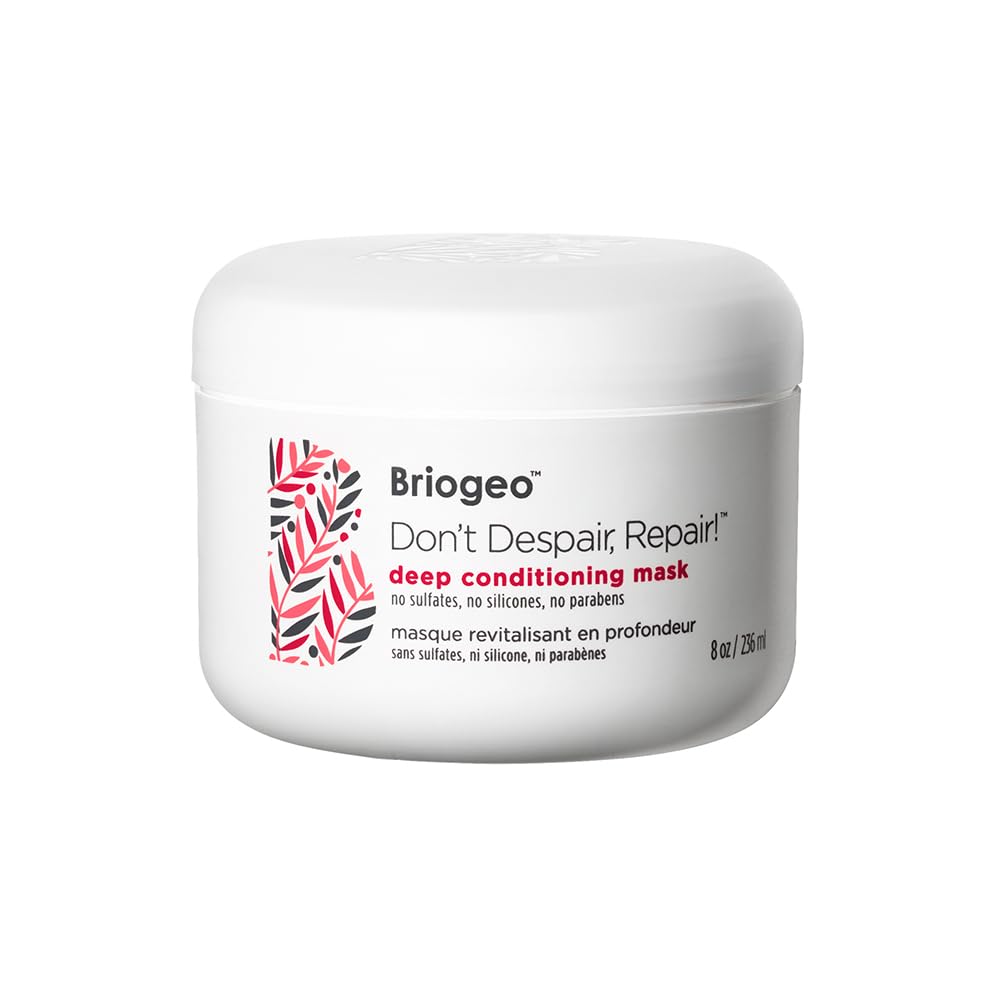Briogeo Don't Despair: aplicación de mascarilla capilar para reparación rápida.