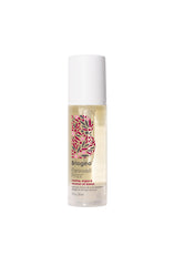 Briogeo Farewell Frizz frasco rosa mosqueta para sellar cutículas y aportar brillo.