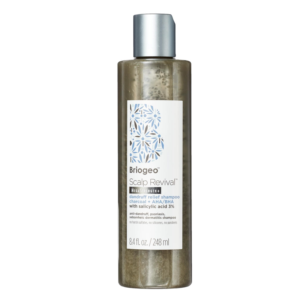 Briogeo Scalp Revival Megastrength con carbón y AHA/BHA para limpieza profunda del cuero cabelludo