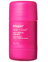 Briogeo Style + Treat Sleek Stick packaging for travel-friendly frizz control.