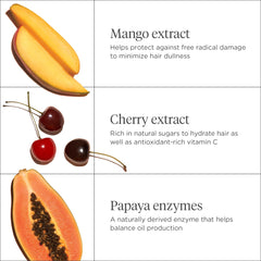 Briogeo Superfoods Mango + Cherry: textura ligera que hidrata sin pesadez.