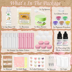 BRIPATI kit brico-balsamo-labial-envases: envases reutilizables para llevar el bálsamo contigo