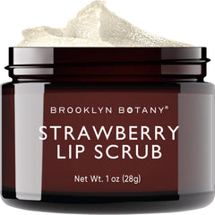 Brooklyn Botany Exfoliante Labial 1 onza, exfoliación suave que cuida labios secos y agrietados.