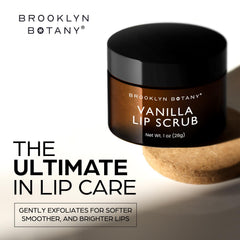 Brooklyn Botany Textura suave exfoliante 1oz para labios sedosos