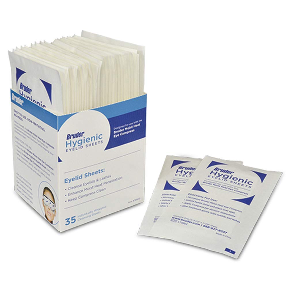 Bruder Hojas Higiénicas Oculares; limpieza suave de párpados y pestañas.