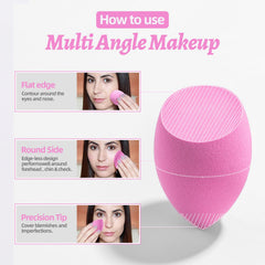 BS-MALL esponja mini rosa ideal para retoques precisos
