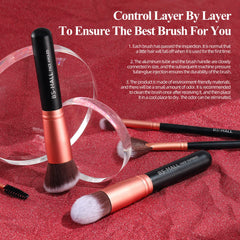 Estuche compacto de BS-MALL para maquillaje diario y viaje