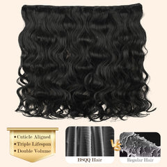 BSQQ mechas dobles cabello indio crudo para mayor durabilidad