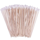BTYMS bastoncillos de algodón de 6 pulgadas con mango de madera para limpieza precisa.