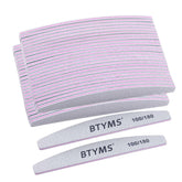BTYMS lima doble cara 100/180 grano para limar uñas con precisión.