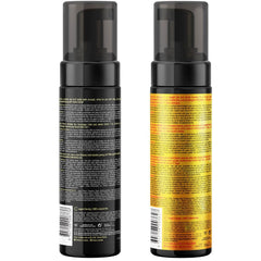 b.tan guante aplicador para una aplicación suave y uniforme