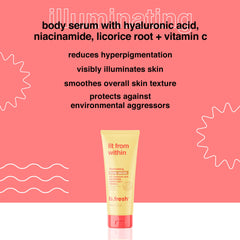 Ingredientes clave: hialurónico, niacinamida y vitamina C en B.TAN para cuidado diario.