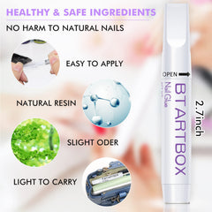 BTArtbox pegamento para uñas acrílicas, adherencia firme y resultado natural.