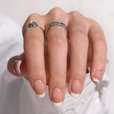 BTArtbox uñas frances corto, ajuste perfecto para un look natural