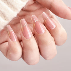 BTArtbox uñas postizas con gel suave para sensación natural