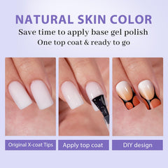 BTArtboxnails ajuste a uñas planas y curvas, forma natural.
