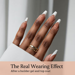 BTArtboxnails ongles en gel brun, contour net et finition lisse.